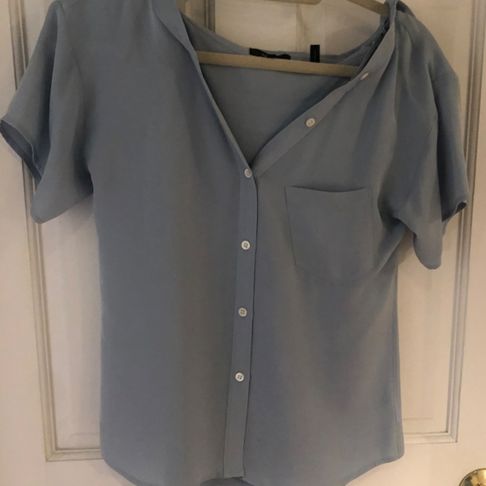 Theory Silk Button Down - image 4